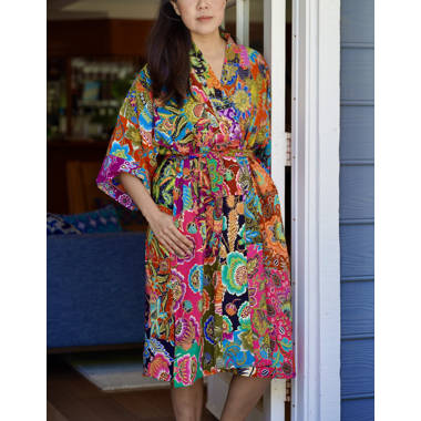 Quilted hot sale kimono robe